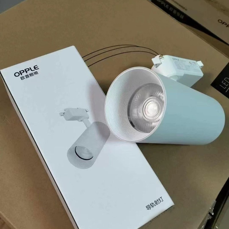 OP LED Track Spotlight COB Spotlight Shop ร้านเสื้อผ้า Three-Line Track Spotlight ผลิตภัณฑ์