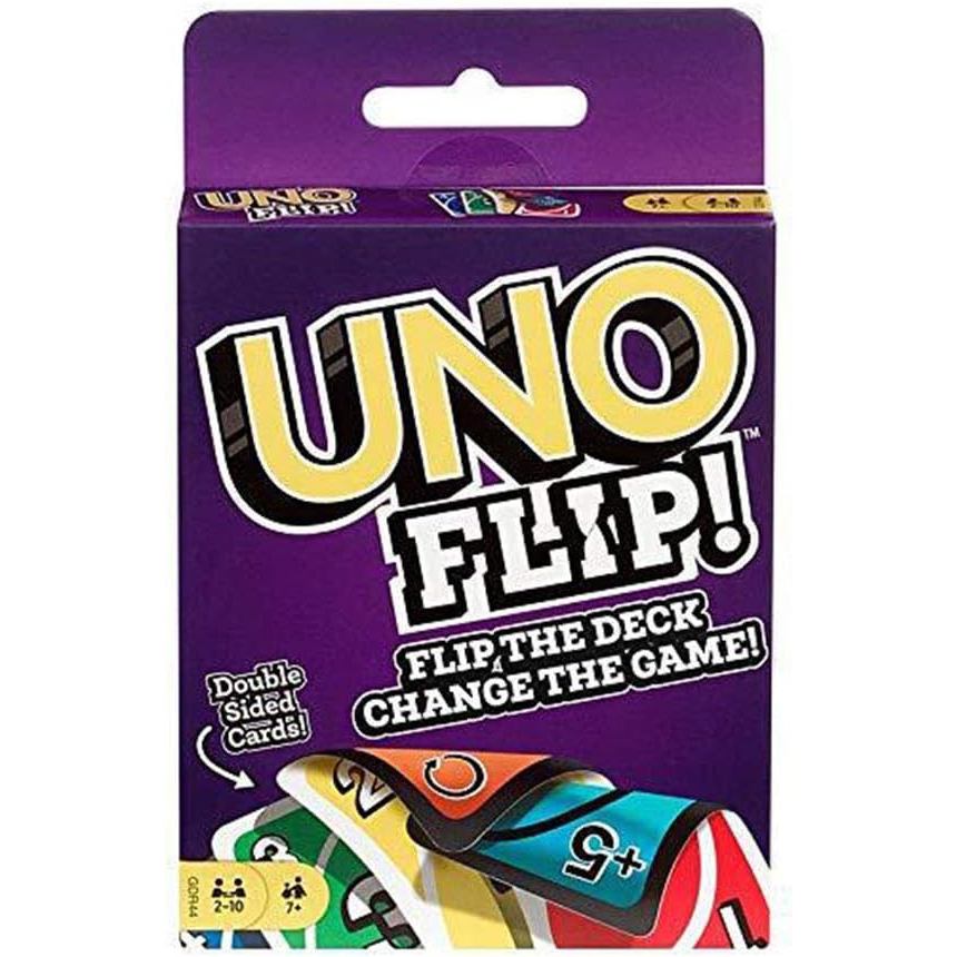 IsEasy Uno เล่นเกม เกม Mattel การ์ดป่า Flip Uno (การ์ดป่า Uno)