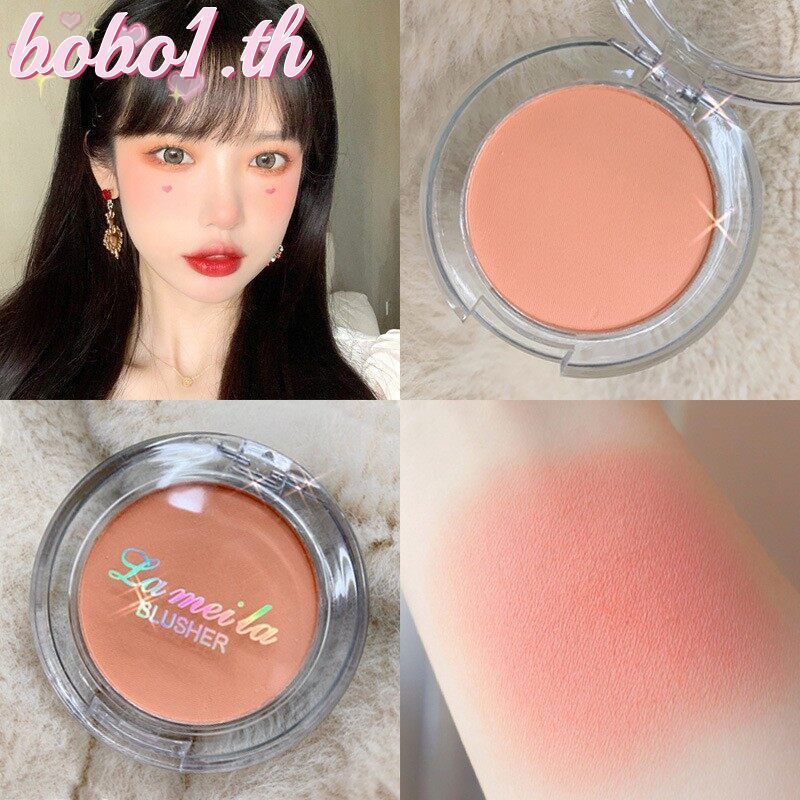 Leach LAMEILA Blush Powder Natural Blusher Hightlight Gloss แต่งหน้า Blingbling เครื่องสําอาง