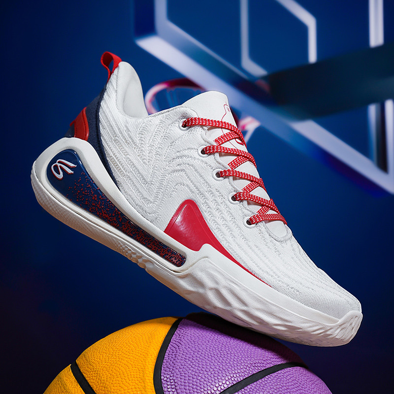 Curry 12th Generation Real Combat รองเท้าบาสเก็ตบอลผู้ชายผู้หญิงจีนสีชมพู Low-Top Anti-Slip ทนต่อการ