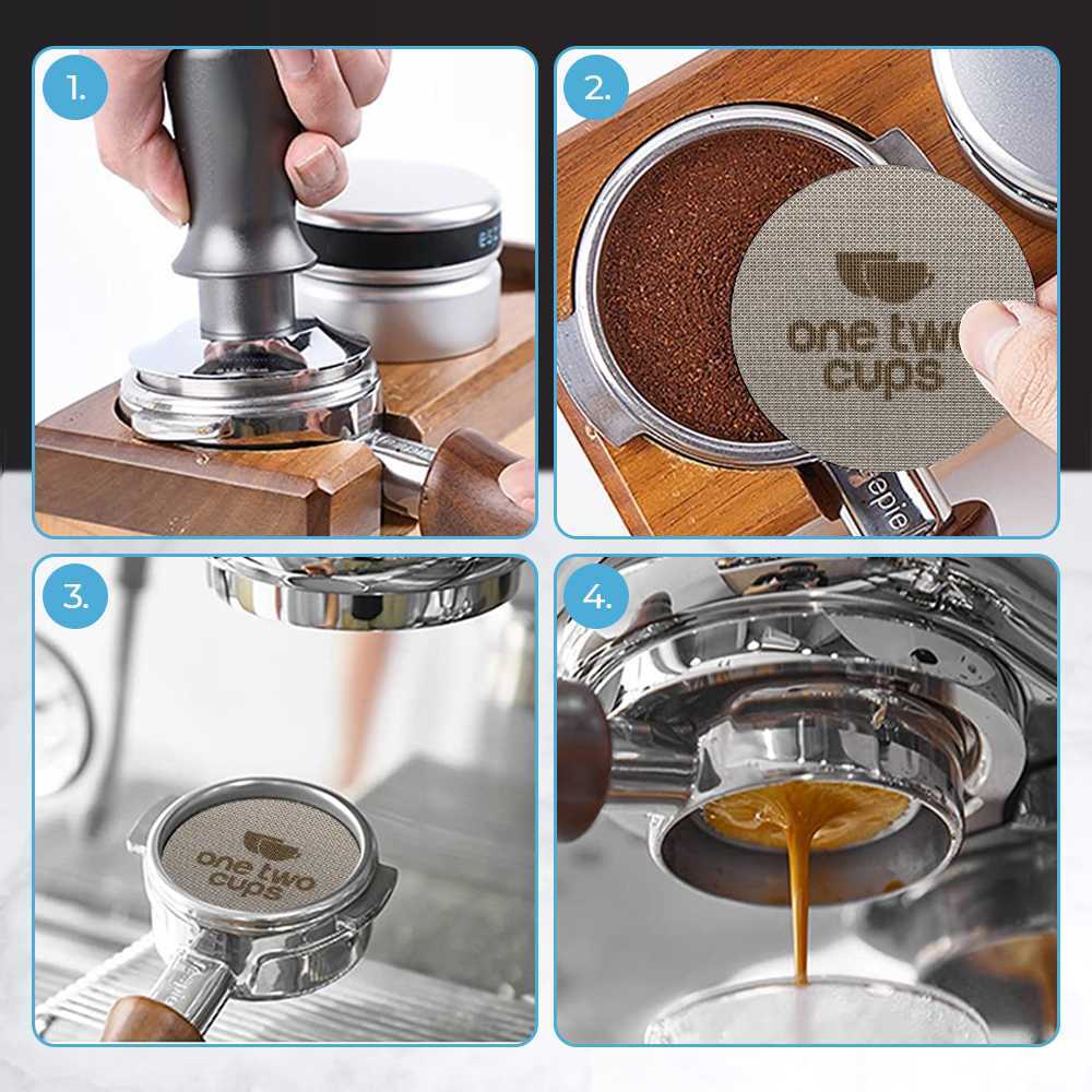 CPTBLISTR Puck Screen Portafilter Espresso Machine 150 Micron - SUS3