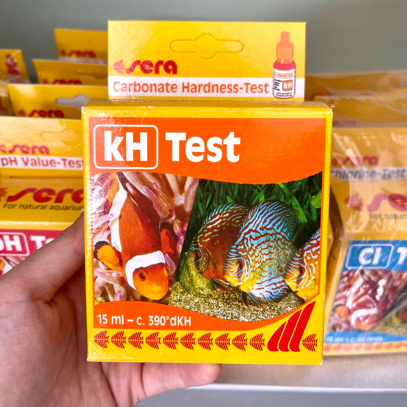 ชุดทดสอบ Sera kH – Test KH ความเป็นด่างในน้ําน้ํา, ปลาสวยงาม, ปลาคราฟ