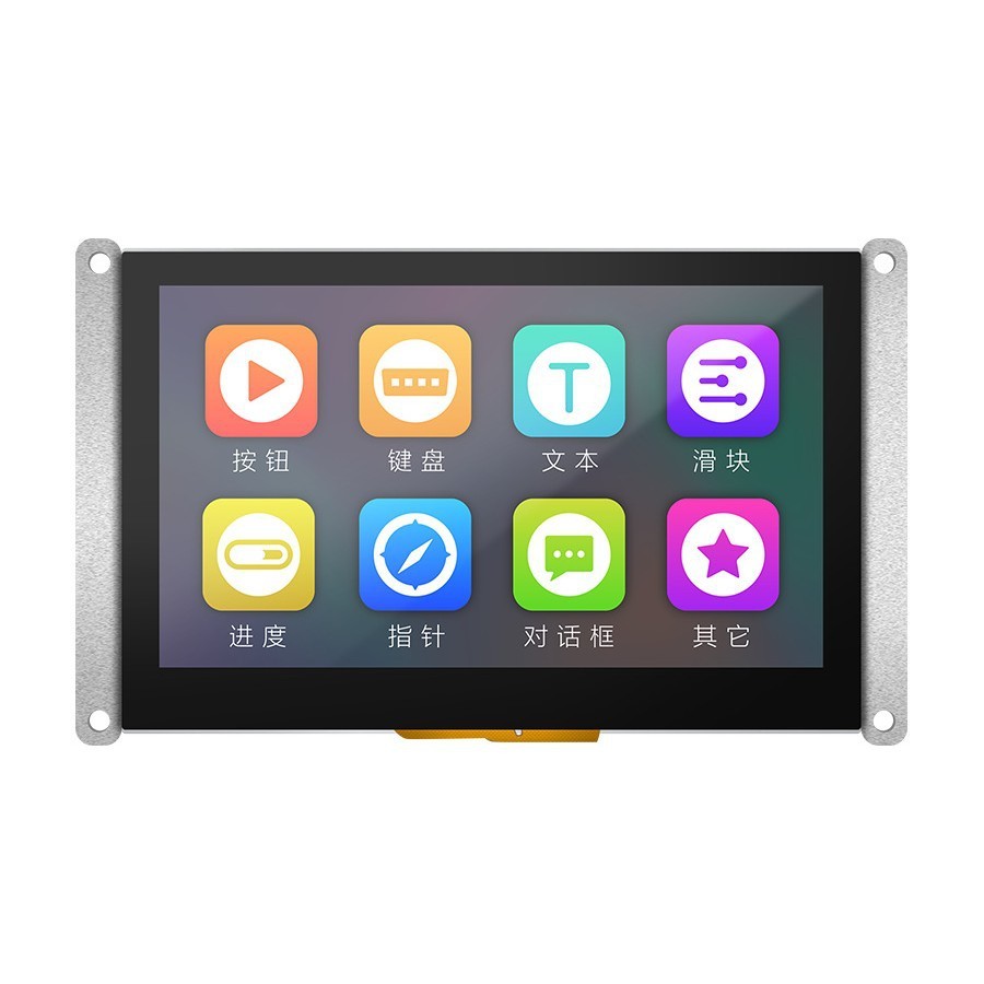 T1 Series 14cm Capacitive Resistance Serial Screen tft LCD สมาร์ทหน้าจอ HMI หน้าจอสัมผัสจอแสดงผล 480