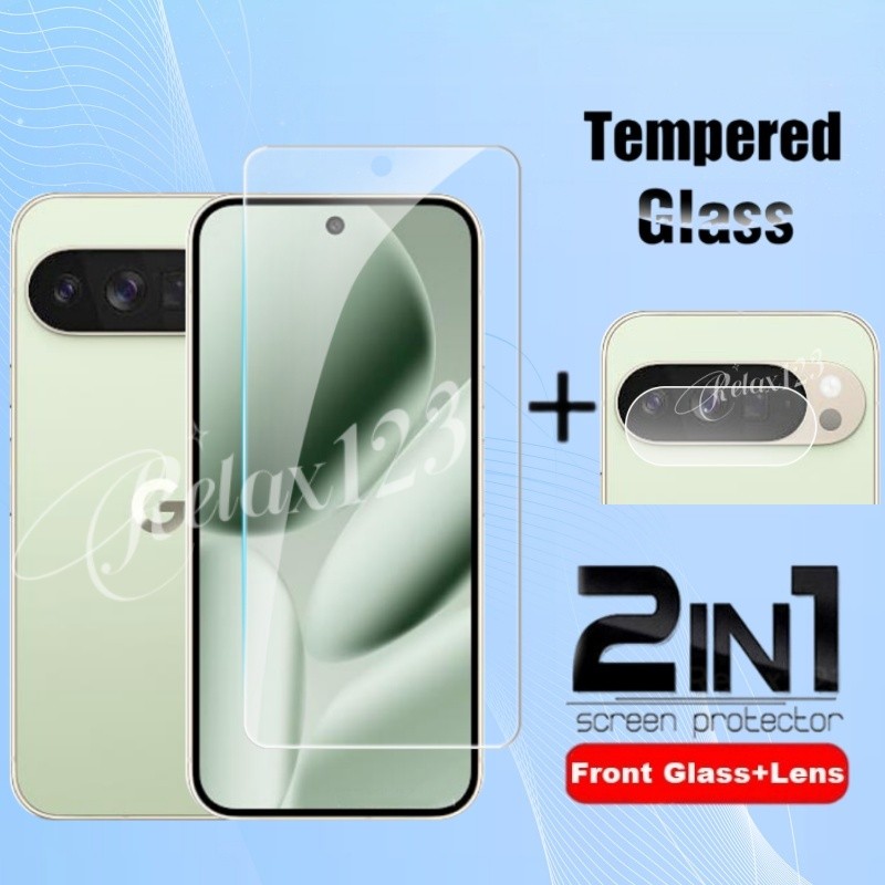 2IN1 สําหรับ Google Pixel 10 Pro XL 5G Full Screen Protector กระจกนิรภัยสําหรับ Google Pixel10 Pixel
