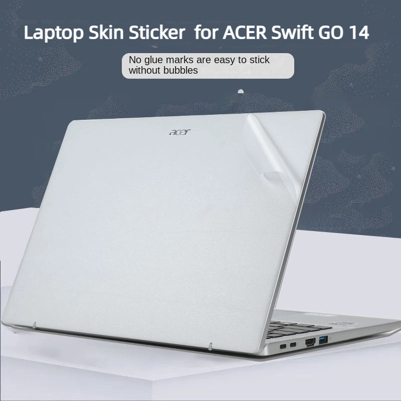 แล็ปท็อปสติกเกอร์ผิวรูปลอก Matte clear ไวนิลสําหรับ ACER Swift GO 14 SFG14-73 SFG14-71 SFG14-41 ฟิล์มป้องกัน