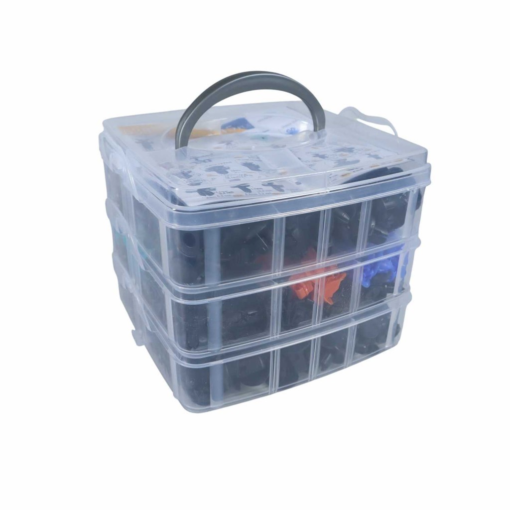 PSNMART คลิปหนีบข้อต่อสลักเกลียวหมุดย้ํารถยนต์พร้อมคันโยก 635 ชิ้น - HS021