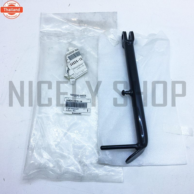 ขาตั้งข้าง KR  สีดำ  KR150E6 genuineศูนย์ KAWASAKI  34024-1318-10