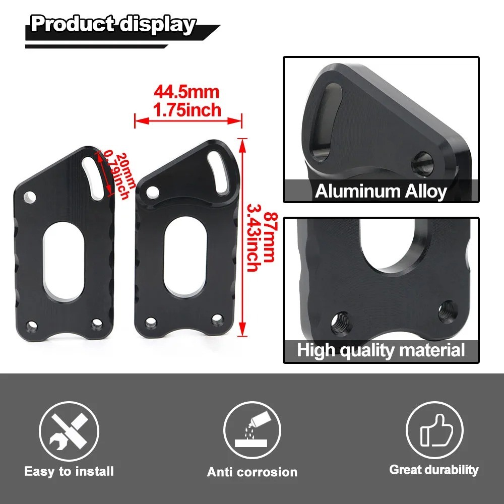รถจักรยานยนต์ปรับกระจก Risers Lifting Rising Bracket กระจกสนับสนุนสําหรับ Kawasaki KLR 650 KLR650 2022-2024 ราคา ถูกที่สุด ดีลบีเคเค แกลเลอรีภาพที่ 7