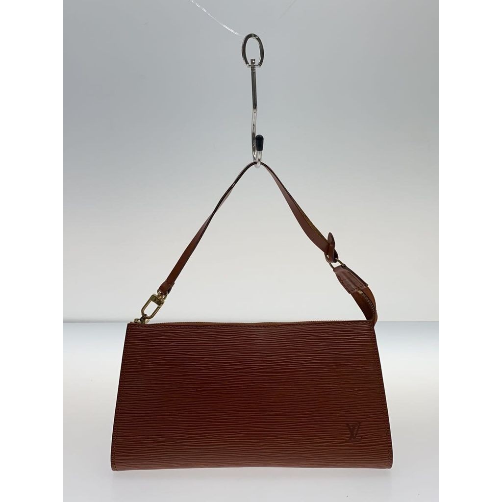 LOUIS VUITTON Pouch Pochette Accessoir_Epi PVC Brown Direct from Japan Secondhand