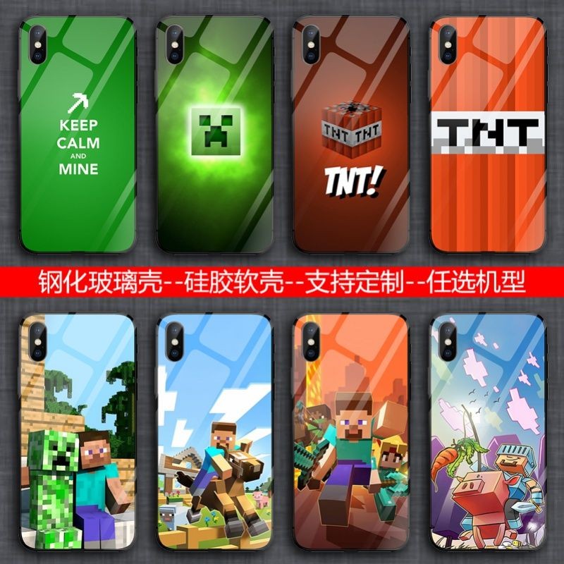 เคสoppo a3x เคสออปโป้a3x MC เคสโทรศัพท์ Minecraft เหมาะสําหรับ Creeper OPPOA3/A11/32/556/K10/8/R9s/S