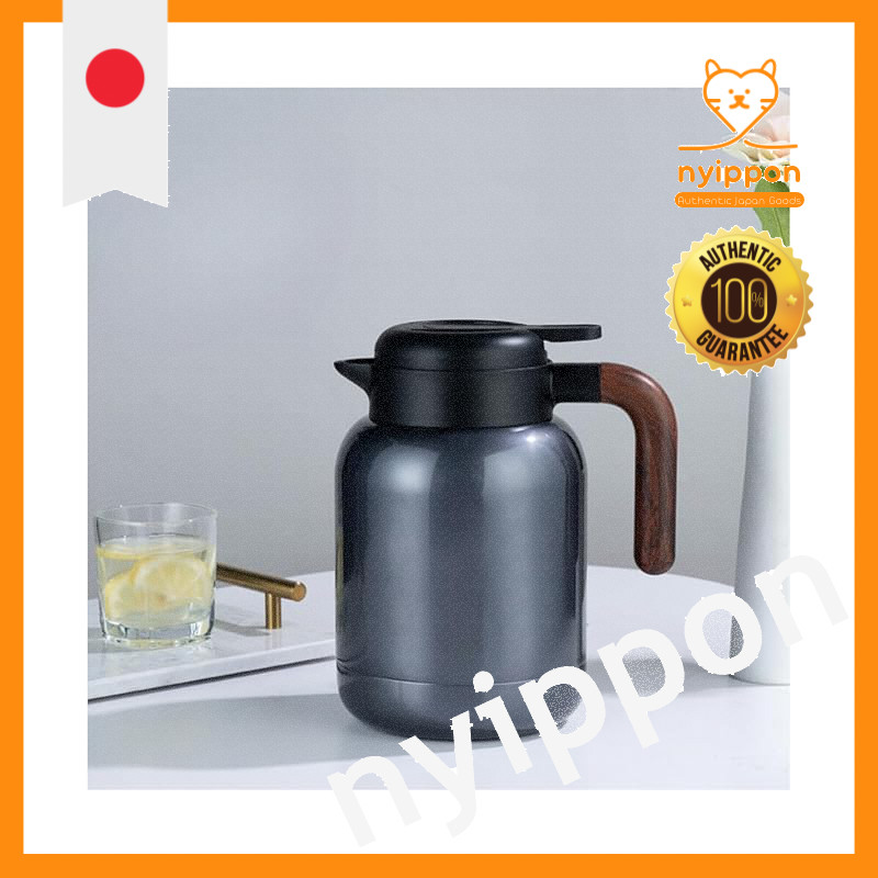 Thermos Water Bottle & Desktop Pot - 1.5L Vacuum Insulated Flask, 316 Stainless Steel, Easy Clean, P