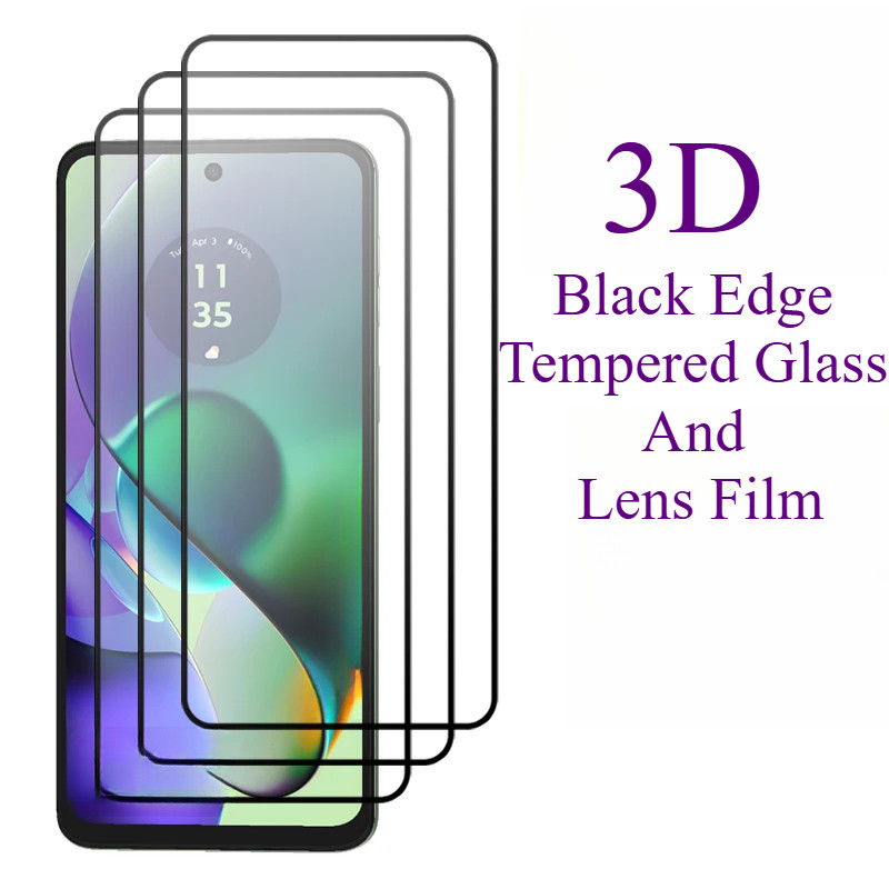 ความละเอียดสูงสีดําขอบกระจกนิรภัยและเลนส์ฟิล์มสําหรับVivo V2212 V2060 V2061 V2066 V2069 V2072A V2102
