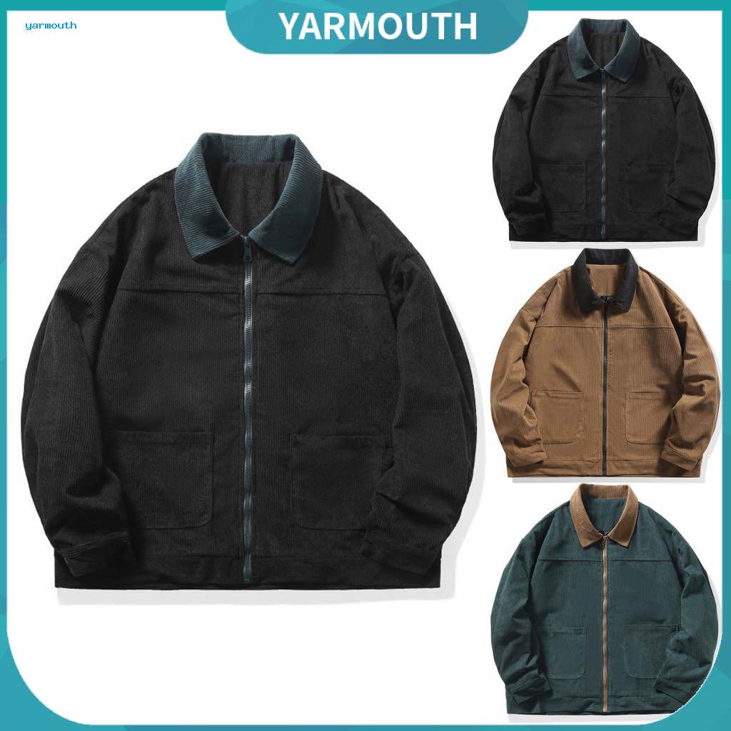 แจ็คเก็ตผ้าลูกฟูกผู้ชาย สไตล์ลำลอง ออกแบบเพื่ออากาศเอเชียตะวันออกเฉียงใต้