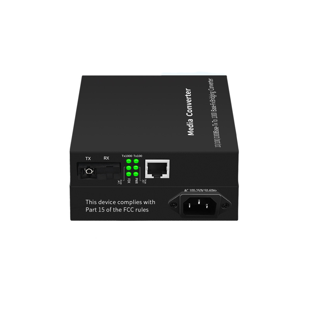 Max 100M เครื่องรับส่งสัญญาณไฟเบอร์ออปติกเดี่ยวโหมด Single Fiber Optical Transceiver SC พอร์ต Optoel