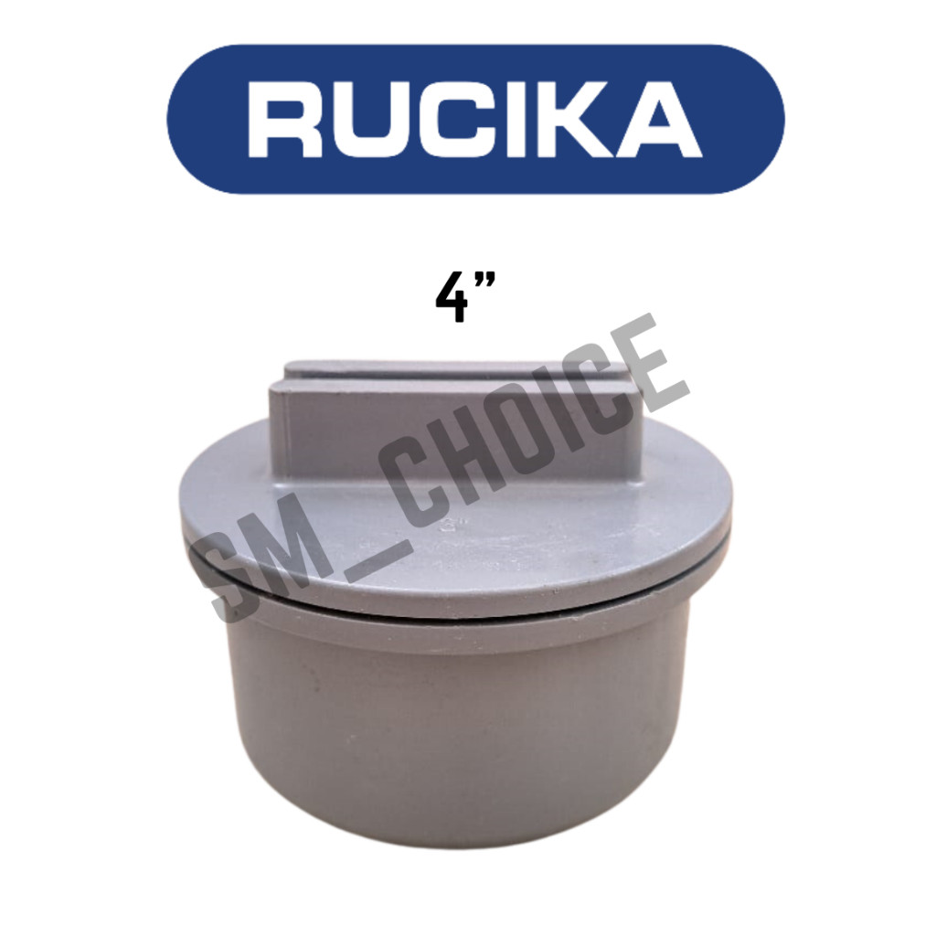 RUCIKA CLEAN OUT 4 INCH D CO 4" D RUCIKA PVC SEPTIC TANK COVER RUCIKA 4" D