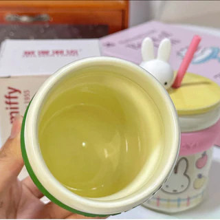 CGH แก้ว miffy มิฟฟี่ เซรามิค แก้วใส่กาแฟ ถ้วยกาแฟ กิฟต์ ถ้วยน่ารัก ถ้วยมีฝาปิด