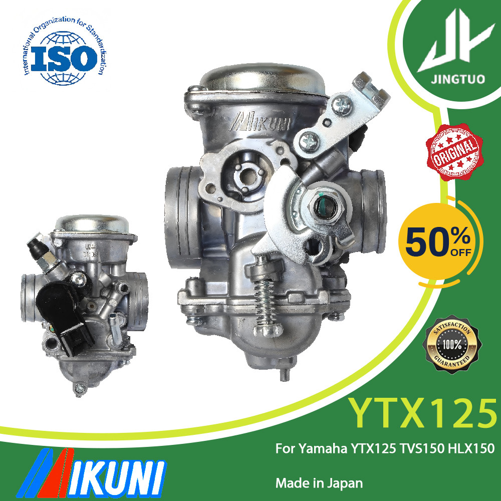 26 มม. Mikuni รถจักรยานยนต์ Racing Carburator สําหรับ Yamaha YTX125 TVS150 HLX150 Made in Japan