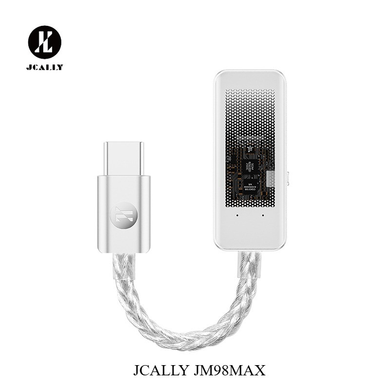 JCALLY JM98MAX Type-C เครื่องขยายเสียงพกพาระดับไฮเอนด์ CS43198 SGM8262 DAC 32bit 384kHz และ DSD256 U