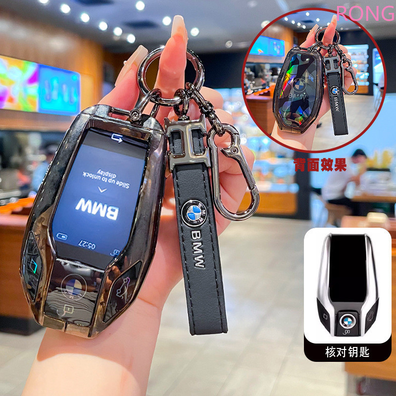 โลหะกุญแจรถสําหรับ BMW X3 G01 G31 X5 G05 X4 G02 G30 G32 I8 X7 M5X F20 LCD หน้าจอสัมผัสสําหรับ BMW 5 