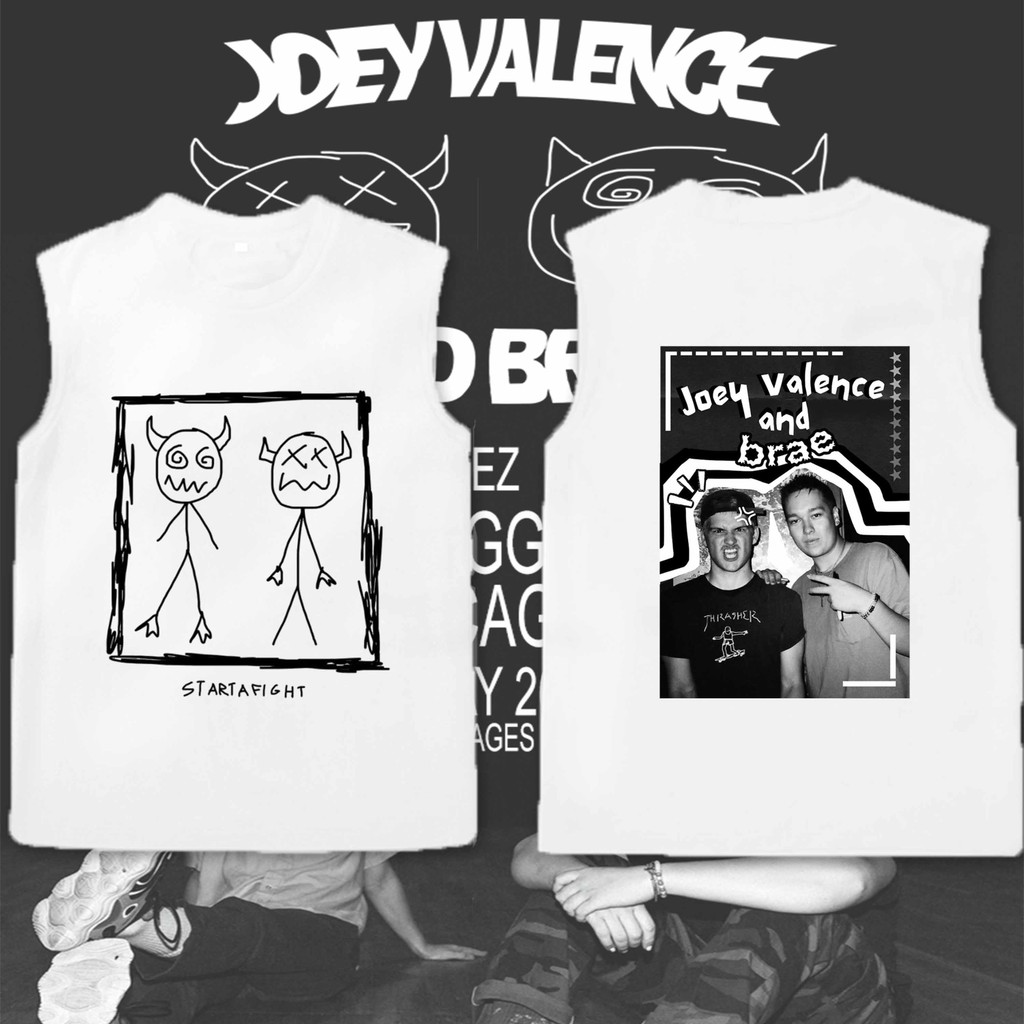 Joey Valence & Brae Poster Tank Top  | เสื้อกล้ามกราฟิก Joey Valence & Brae ผู้ใหญ่