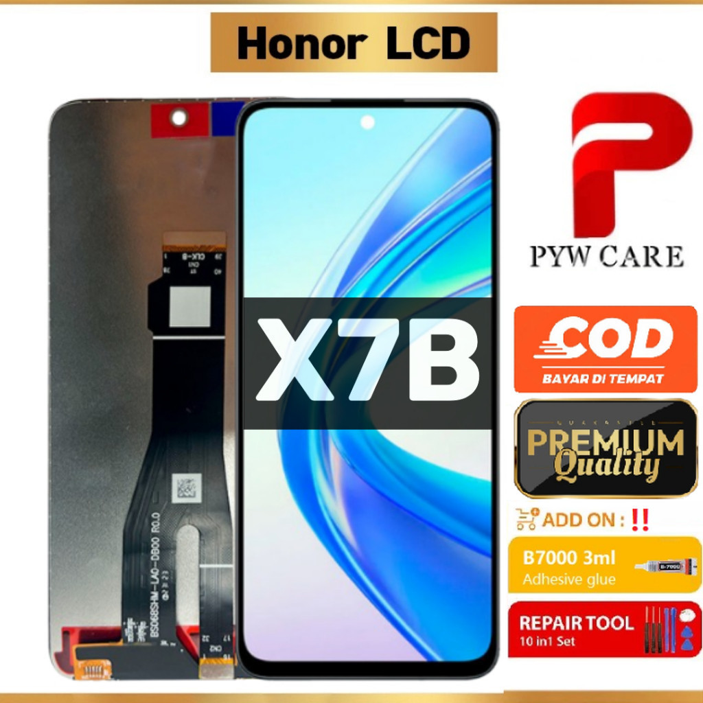 หน้าจอ LCD ที่รองรับสําหรับหน้าจอ LCD Honor X7B