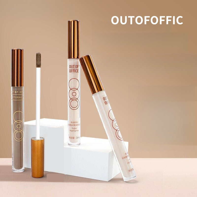 OUTOFOFFICE Highlight Stick Liquid Contour Matte Moisturizing Brighten The Face Highlighter OOO