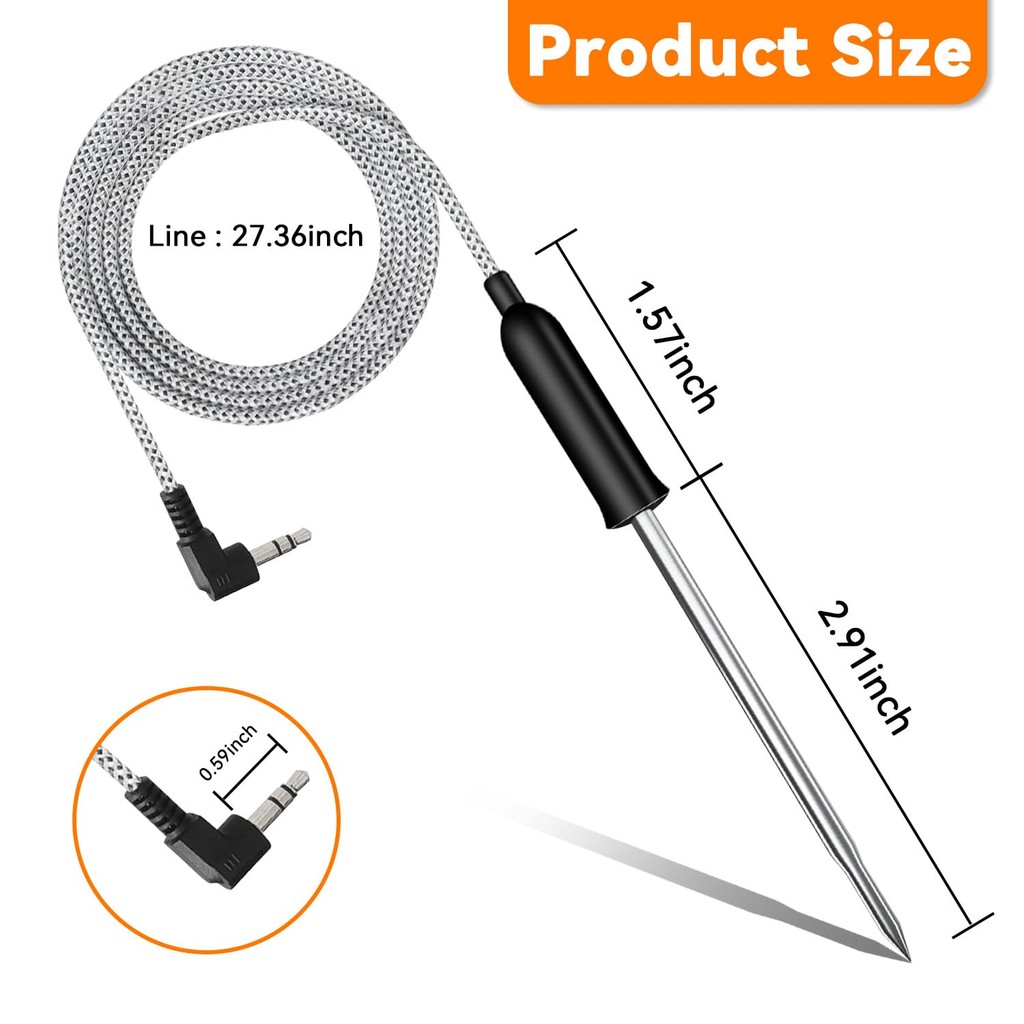 สมาร์ทเครื่องวัดอุณหภูมิ Probe สําหรับ Ninja FG550/FG551, IG651, LG450CCO, Ninja BG550, EG351, LG550