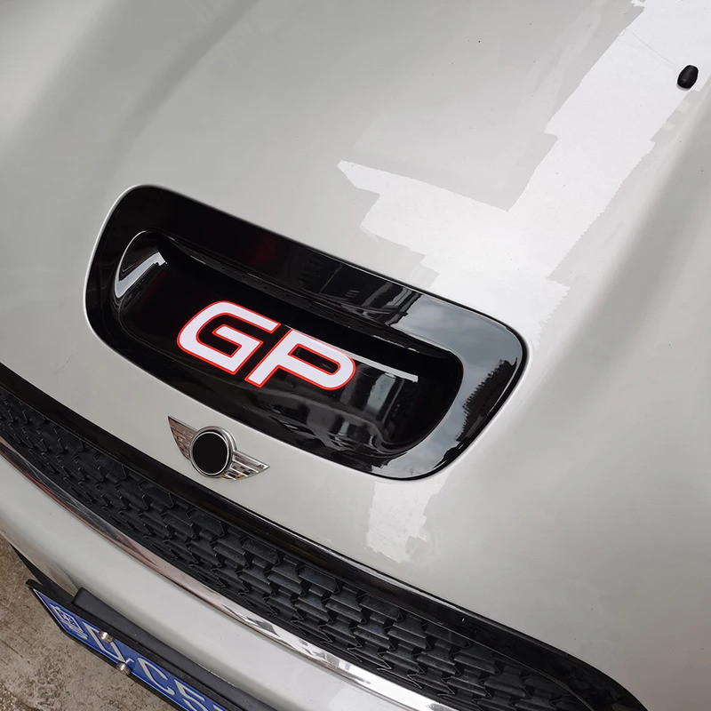 รถด้านหน้า Turbo Air Intake แผงตกแต่ง GP สติกเกอร์หน้าต่างสําหรับ MINI Cooper S One JCW R55 R56 R60 