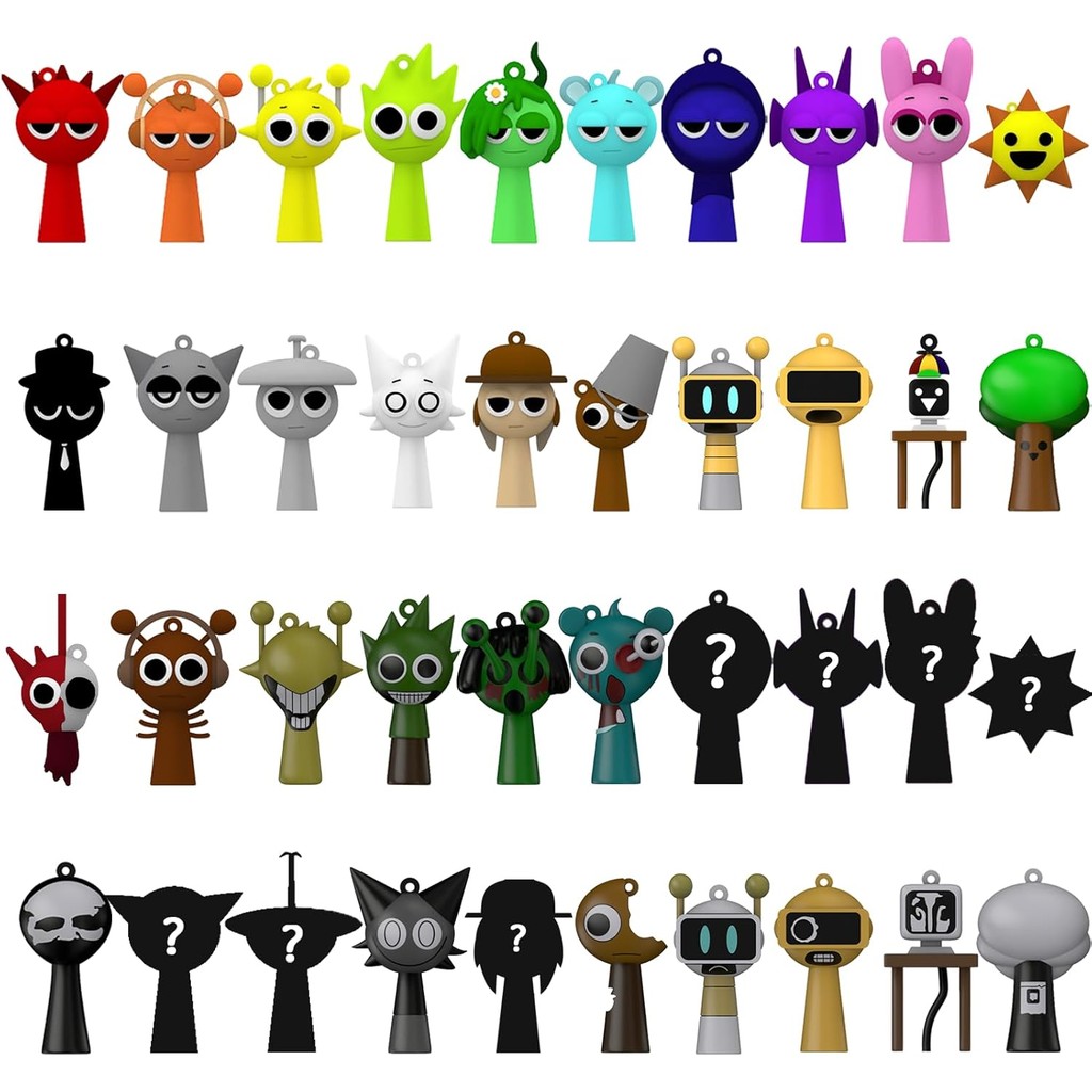 กล่องปริศนาแอ็คชั่น Sprunki, กล่องปริศนา Sprunki (10 แพ็ค) WO3S