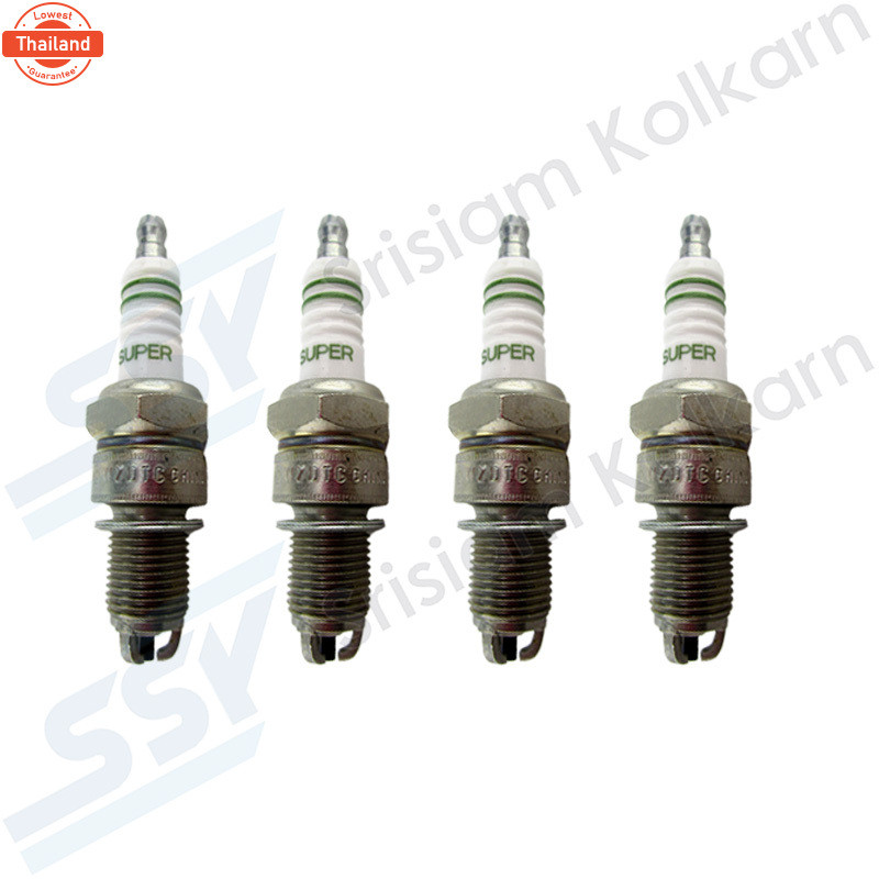 BOSCH หัวเทียน W7DTC 3เขี้ยว ล็อคใหญ่  แพ็ค 4 หัว