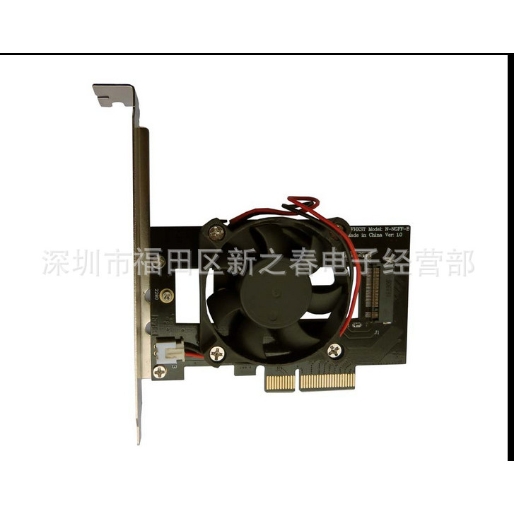 การกระจายความร้อนเป็นพิเศษ XP941 SM951 PM95 SM961 M.2 SSD ไปยัง PCIe x4 การ์ดอะแดปเตอร์