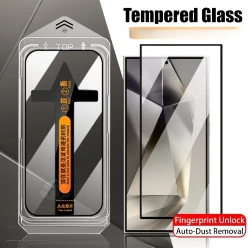 Samsung A06 5GกระจกนิรภัยสําหรับSamsung S25 S24 S22 S21 S23 Plus Ultra FE A05 A35 A54 A15 A25 A34 A05s A26 A36 A56 A16 A06 5G 8K HDป้องกันหน้าจอติดตั้งง่าย