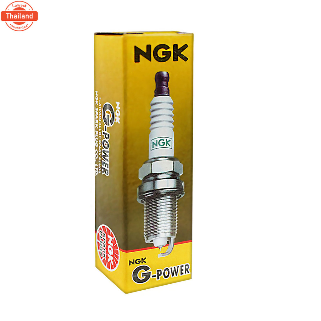 NGK หัวเทียน BR8EGP G-POWER เขี้ยวทองขาว แพ็ค 4 หัว