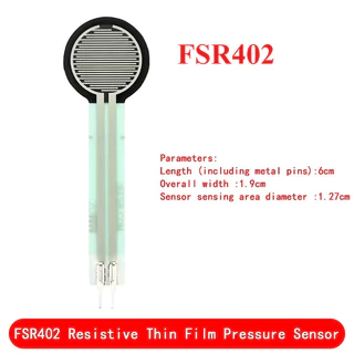 FSR402 RFP602 Resistive Thin Film Pressure Sensor Module Force Sensitive Resistor Board RFP602 1KG 2KG 5KG การชั่งน้ําหนักโมดูลแปลงแรงดันไฟฟ้า