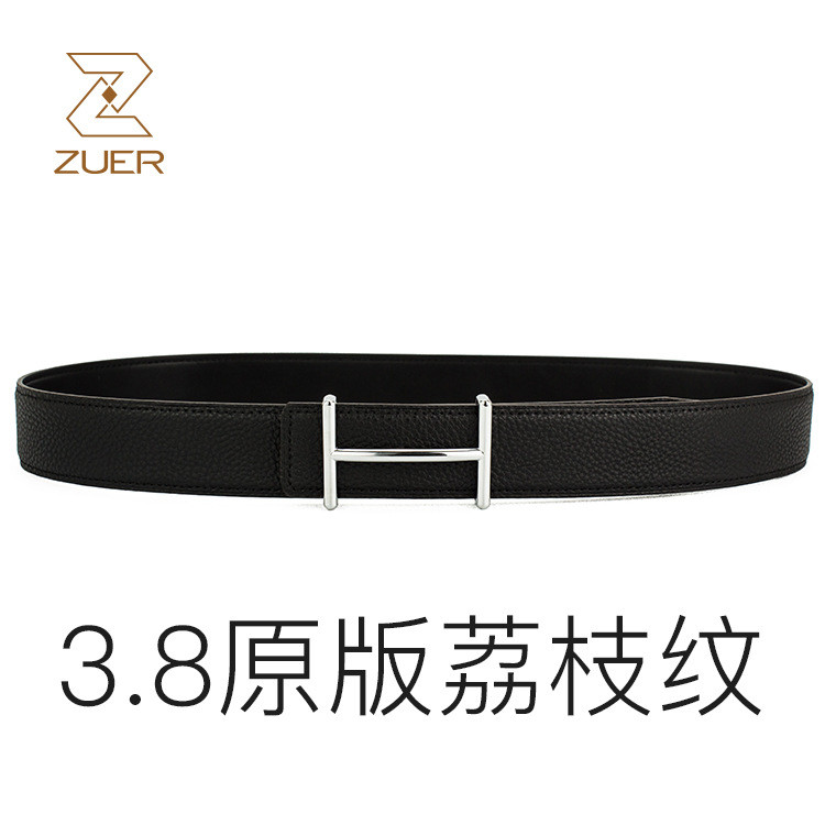 เข็มขัดผู้ชาย I-shaped จากหนังCowhide แบรนด์ ZUER