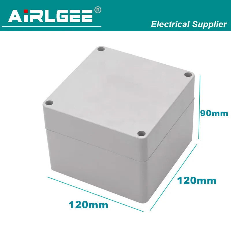 120mm x 120mm x 90mm/ 4.7" x 4.7" x 3.5"(L*W*H) Dustproof IP65 ABS Enclosure Case Plastic Waterproof