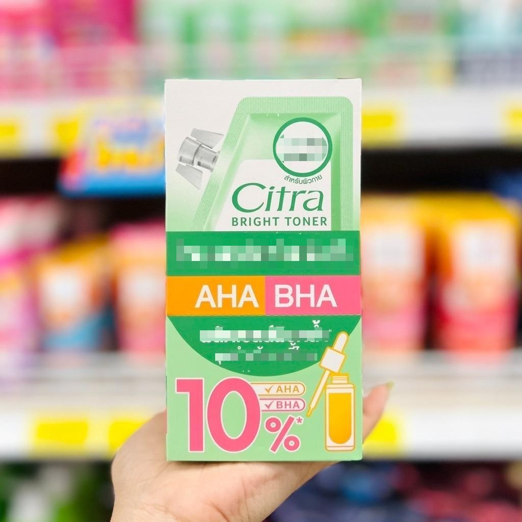 Citra BRIGHT TONER ปริมาณ 30ml / 1 ซอง สำหรับผิวกาย