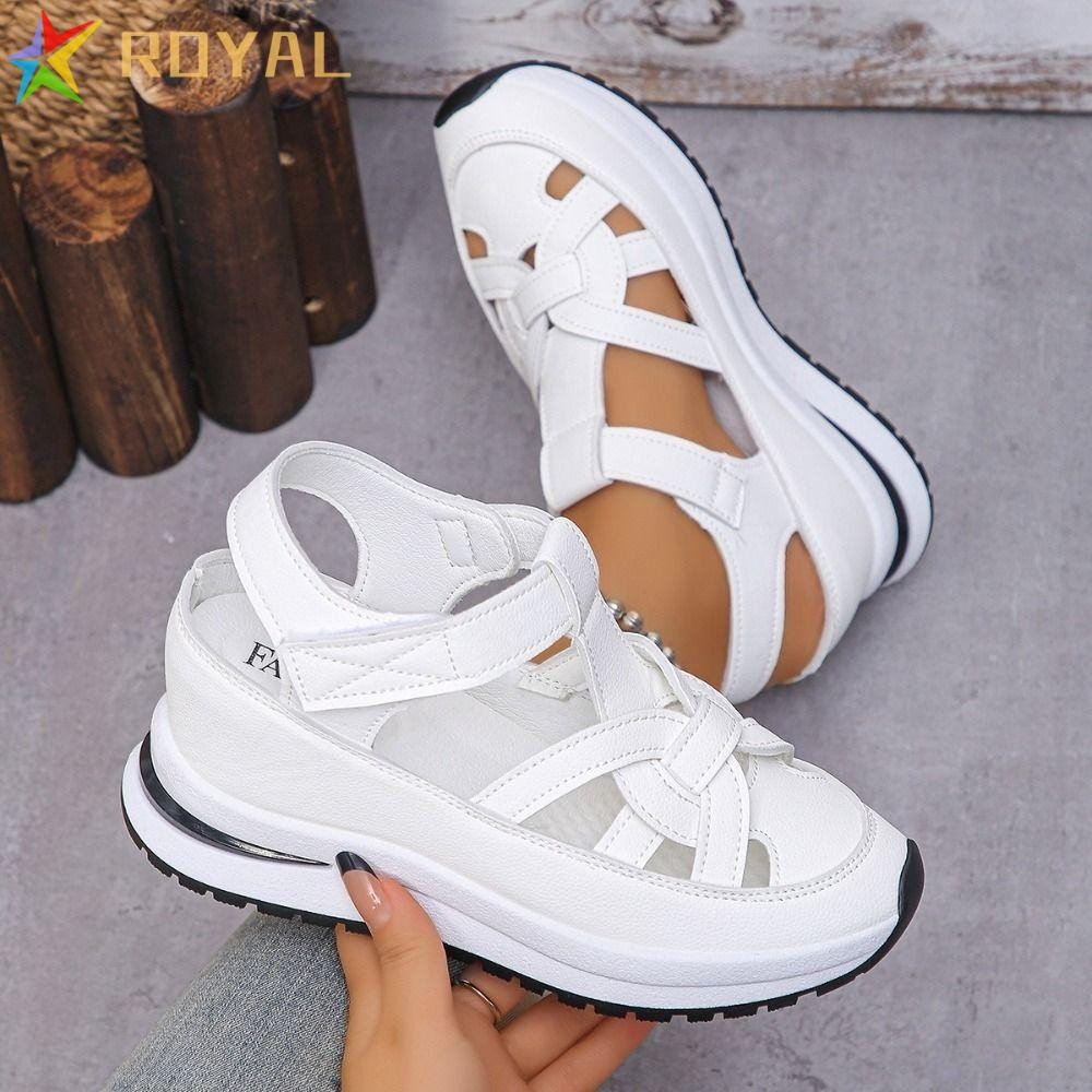 รองเท้าแตะส้นเตารีดแข็งสำหรับผู้หญิง ออกแบบให้สวมใส่ง่าย เพิ่มความสูง และระบายอากาศได้ดี