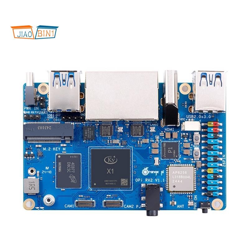 สําหรับ RV2 บอร์ดเดี่ยวคอมพิวเตอร์ forOrange Pi RV2 RAM บอร์ดพัฒนาคอมพิวเตอร์ DDR4 8-Core RISC-V 2TO