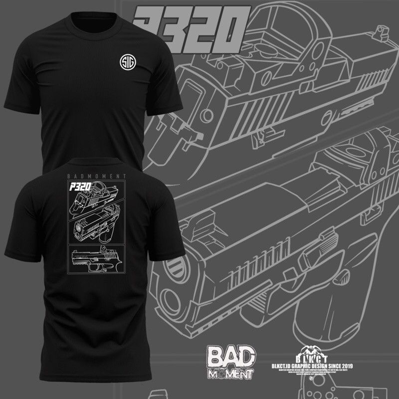 เสื้อยืดยุทธวิธี SIG Sauer P320