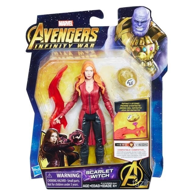 ทหารจํานวนมาก Hasbro Marvel 20 ซม.Avengers Revenge 3 Scarlet Witch Joint Action Figure รูป