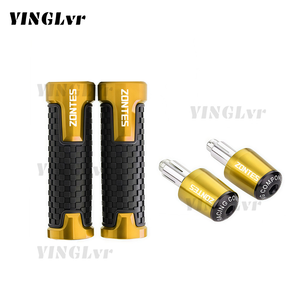 สําหรับ ZONTES 368G 350D 350E 310X 310R 310V 310T 155U 155G 155U1 2015-2023 2024 2025 อุปกรณ์เสริมรถจักรยานยนต์ CNC Alloy Handle Grip พร้อม End Bar ปลั๊กชุด - รูปที่ 6