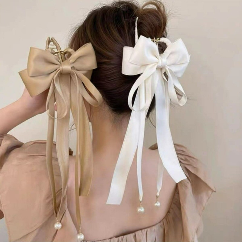 โบว์คลิปแบบฉลามหรูหรา พร้อมติดผมสำหรับผู้หญิง