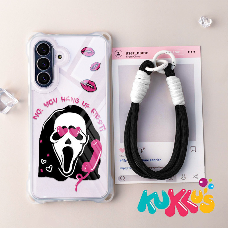 HP IPHONE GANTUNGAN Premium Cute Clear Case Shock Lanyard Unique Unique