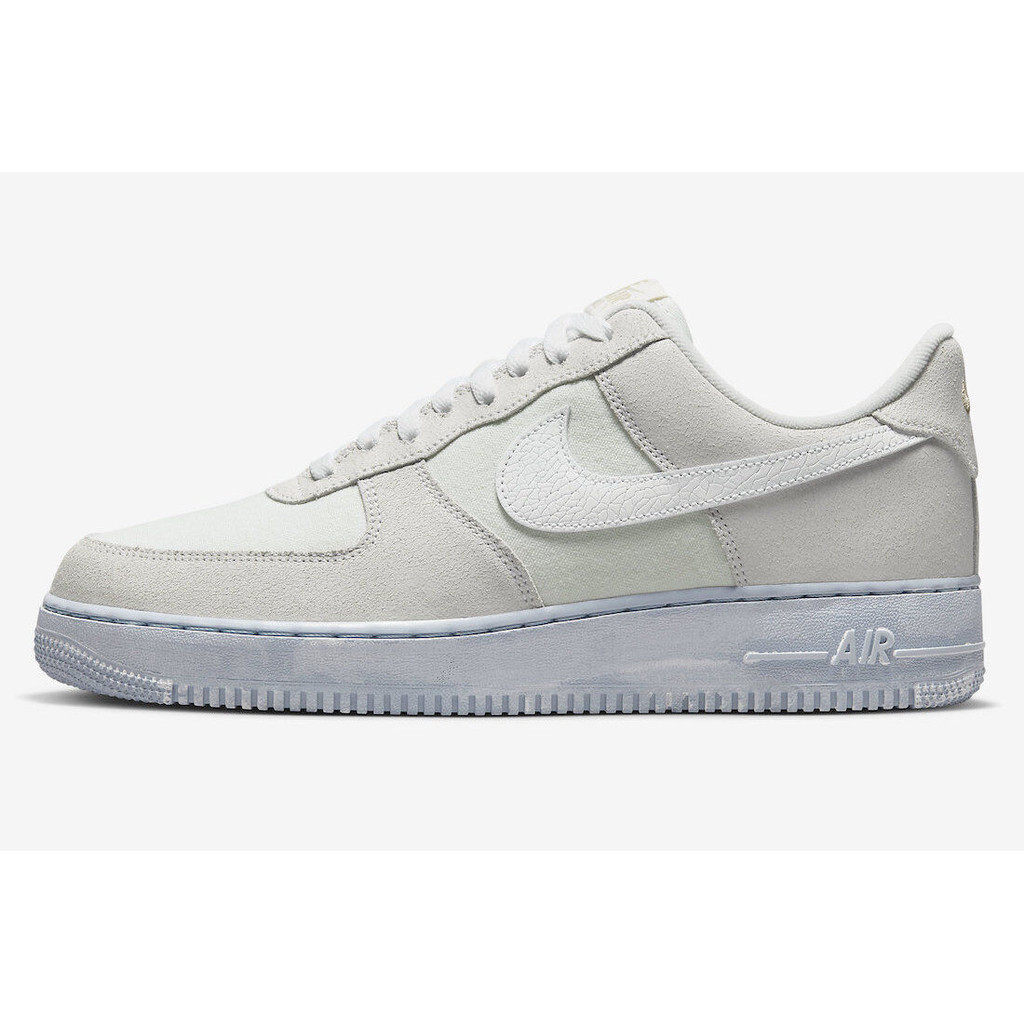N&K Air Force 1 Low 07 LV8 EMB DV0787-100 Summit White Blue Whisper DS ใหม่เอี่ยม AF1- B8SA