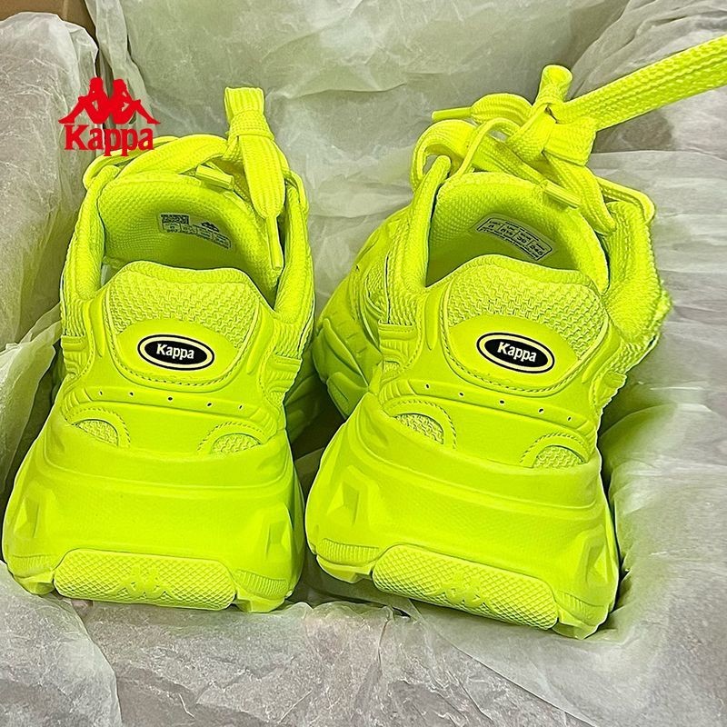 Kappa Soled Daddy สำหรับผู้ชายและผู้หญิง รองเท้ากีฬายืดหยุ่น สวมใส่ง่าย ระบายอากาศได้ดี น้ำหนักเบา พ