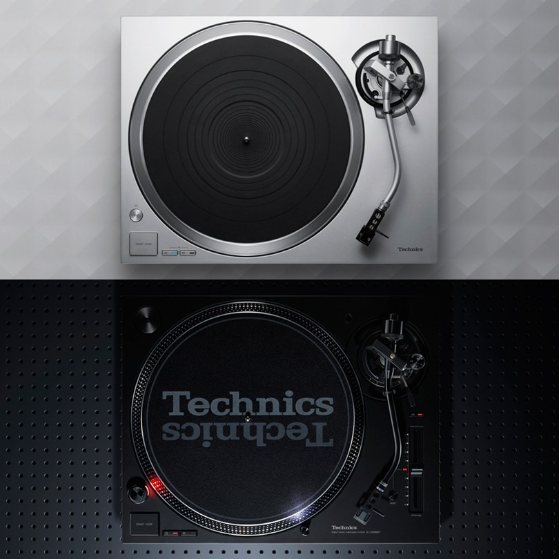 Technics Panasonic เครื่องเล่นแผ่นเสียงไวนิล SL-1200 MK7/SL-1210 MK7 Desktop Direct Drive Turntable
