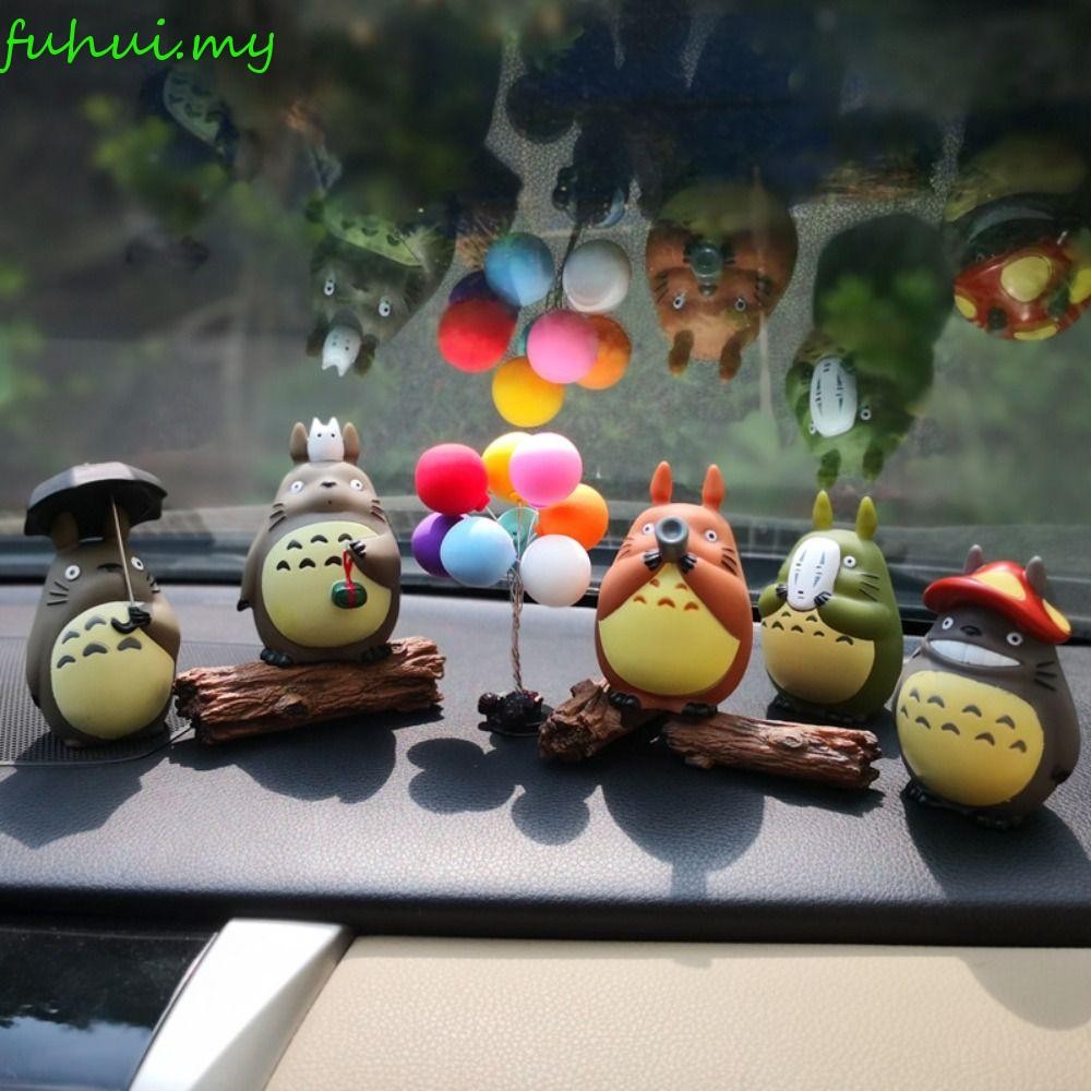 FUHUI Totoro Action Figure, การ์ตูนอะนิเมะเพื่อนบ้านของฉัน Totoro รูป, สะสม 10 ซม.ตุ๊กตา PVC รูปปั้น