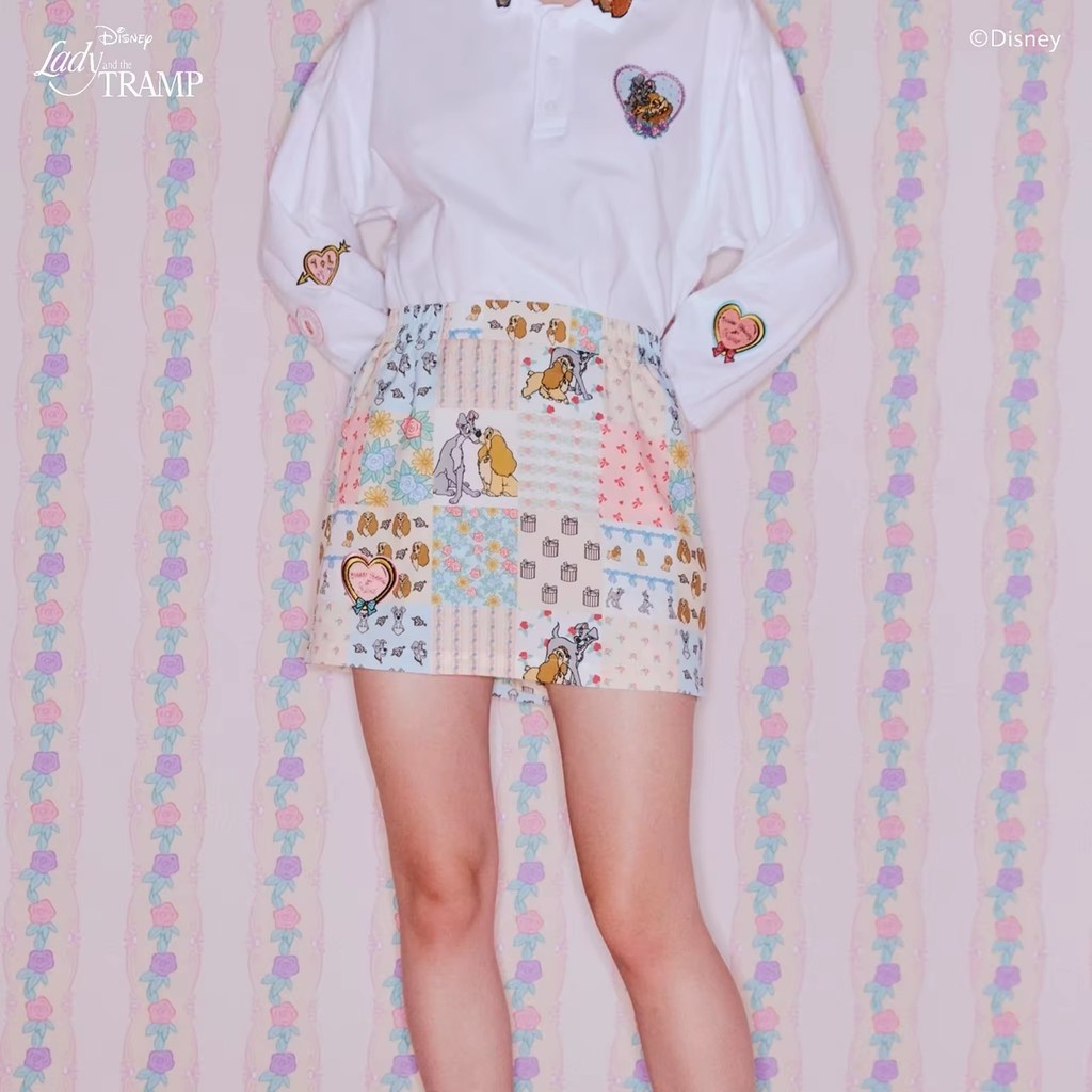 พร้อมส่งมีหลายแบบ⚠️📦Endless Holiday Lady and the Tramp  drop1 drop2 ทั้งกระเป๋า กระโปรง เสื้อ กางเกง หมวก Brand แท้ 100% - รูปที่ 4