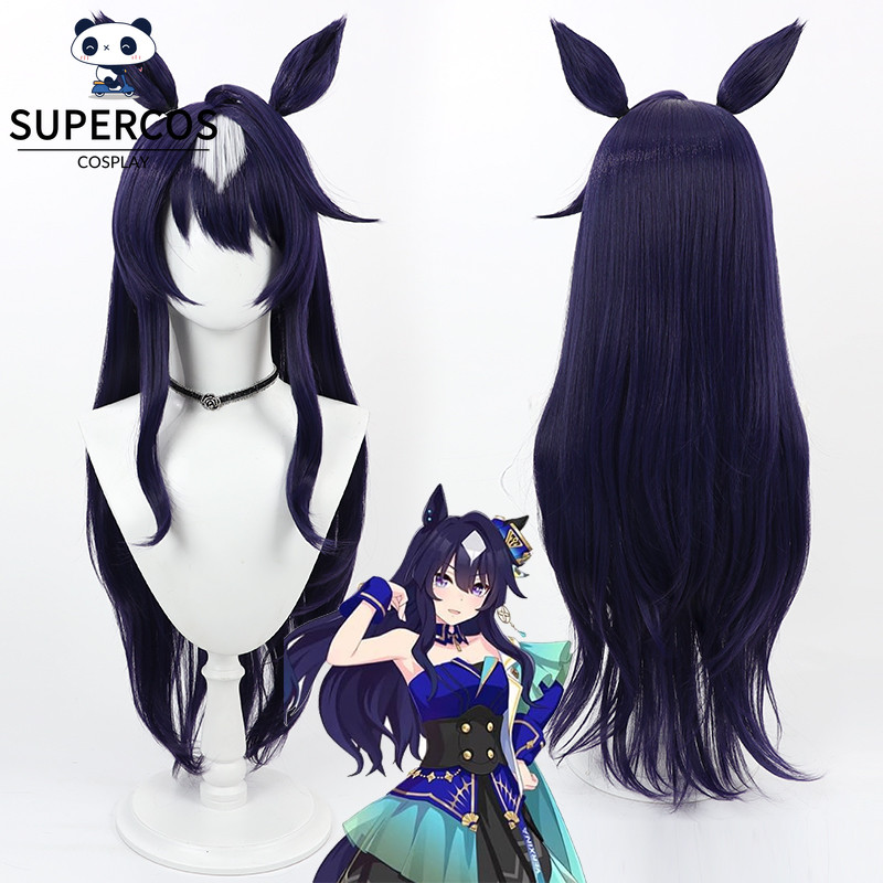 วิกคอสเพลย์ Uma Musume Pretty Derby พร้อมหูและหาง ทำจากผมสังเคราะห์